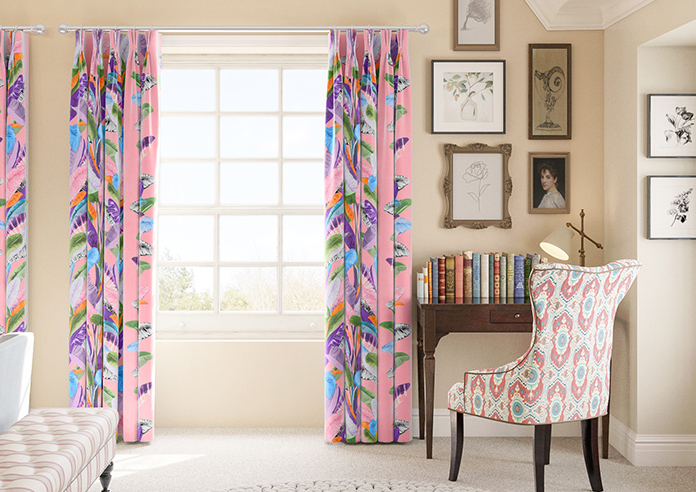 Palm Springs, Pink - Made To Measure Curtains - Image 3
